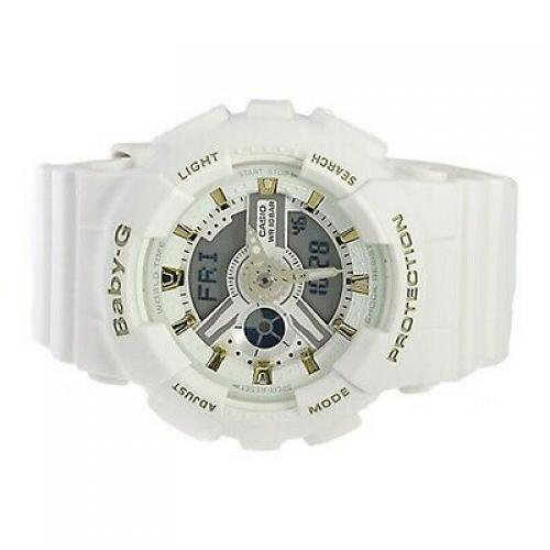 Casio Watch, White (Model: BA-110GA-7A1CR)