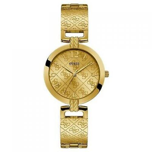 Guess G Luxe Women's Gold Tone Stainless Steel Quartz Watch W1228L2