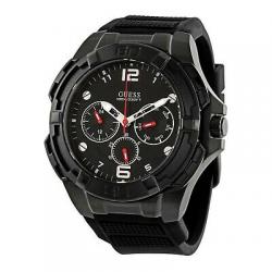 Guess Genesis Men's Analog Quartz Watch with Silicone Bracelet W1254G2