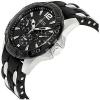 GUESS Men's Iconic Black,Stainless Steel Case,Silicone/Rubber Strap W0366G1 