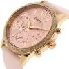 Guess Solar Quartz Pink Dial Ladies Multifunction Watch W1135L2