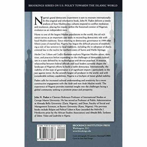 Muslim Civic Cultures and Conflict Resolution: Democratic Federalism Nigeria