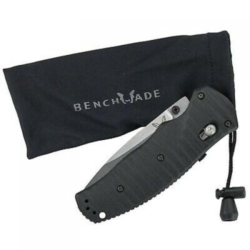 Benchmade - Volli 1000001 Knife, Drop-Point Serrated Edge Blade, Satin Finish