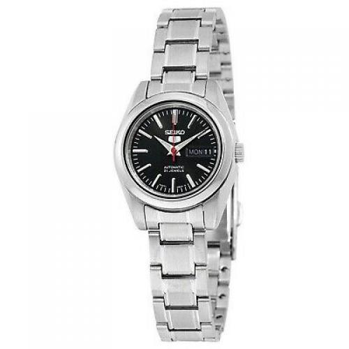 Seiko 5 #SYMK17K1 Women's Black Dial Self Winding Automatic Watch