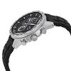 Seiko Men's 43.9mm Black Silicone & Steel Hardlex Crystal Quartz Watch SSB325P1