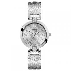 Guess g Luxe Womens Analog Quartz Watch with Stainless Steel Bracelet W1228L1