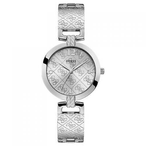 Guess g Luxe Womens Analog Quartz Watch with Stainless Steel Bracelet W1228L1