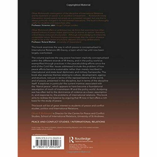 Peace in International Relations Routledge Studies Peace Conflict Resolution