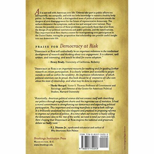 Democracy at Risk: How Political Choices Undermine Citizen Participation