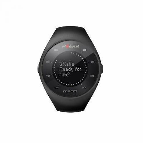 NEW POLAR M200 GPS RUNNING WATCH WITH HEART RATE MONITOR (HR) BLACK