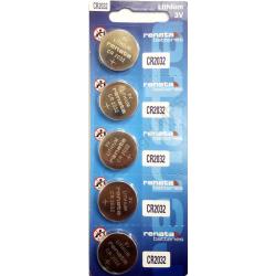 New 5 Pcs RENATA CR2032 CR 2032 3.0 volt Lithium Battery