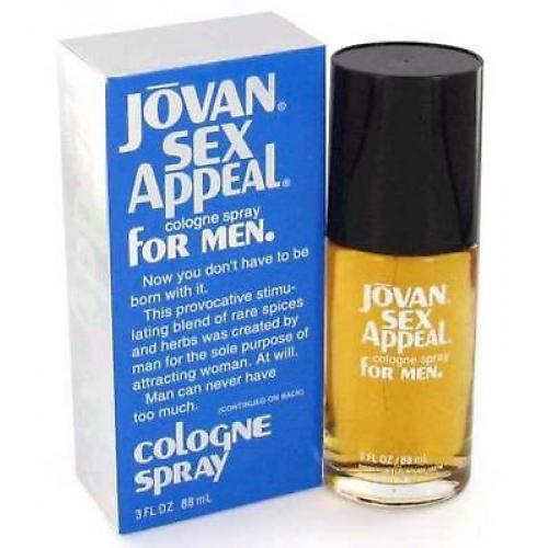 JOVAN SEX APPEAL by COTY Cologne 3.0 oz NEW IN BOX