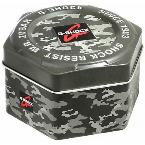 Casio Men's G-Shock Camouflage Watch With Black Resin Band GA-100CF-1A9CR