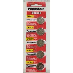**FRESHLY NEW** 5x Panasonic CR2025 Lithium Battery 3V Coin Cell Exp 2025