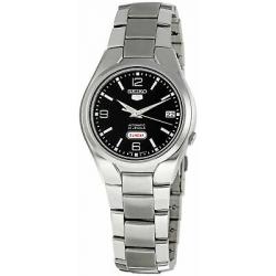 Seiko Men's SNK623 Seiko 5 Automatic Black Dial Stainless Steel Bracelet Watch