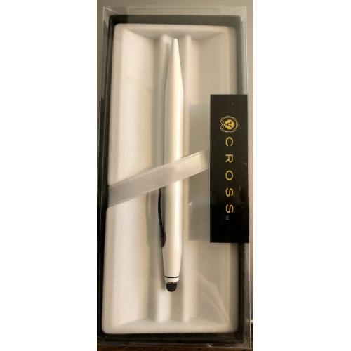 Cross Tech2 Ballpoint Pen and Stylus with 2 Bonus Refills, White At0652rfdc-5