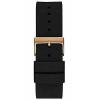 GUESS Men's Atlas Black Stainless Steel & Silicone Quartz Analog Watch W1055G3