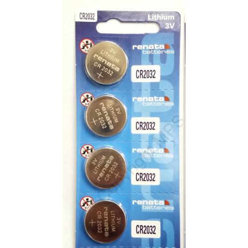 Renata 3V CR2032 Lithium Battery - 2pc Pack