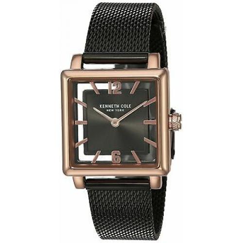 Kenneth Cole New York Womens Transparency StainlessSteel Quartz Watch KC50788002