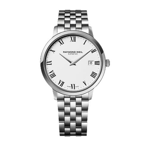 Raymond Weil Toccata Men's Quartz Classic Steel White Dial Watch 5588-ST-00300