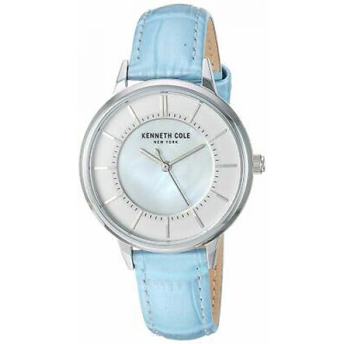 Kenneth Cole New York Women's Stainless Steel & Leather Quartz Watch KC50860003