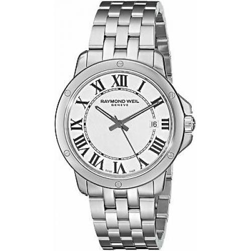 Raymond Weil Men's 5591-ST-00300 Tango Analog Display Swiss Quartz Silver Watch