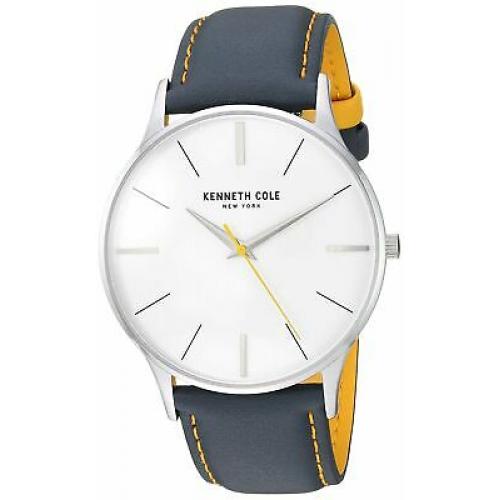 Kenneth Cole New York Men's Gift Set Stainless & Leather Watch KC50918002