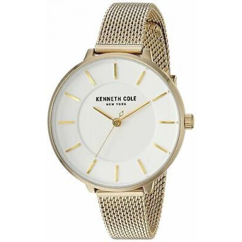 Kenneth Cole New York Women's Quartz Stainless Steel Gold Tone Watch KC50744003