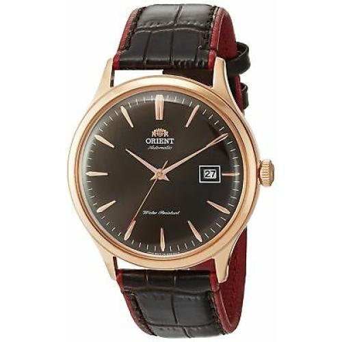 Orient Men's 'Bambino Version 4' Japanese Automatic Stainless Steel and Leath...