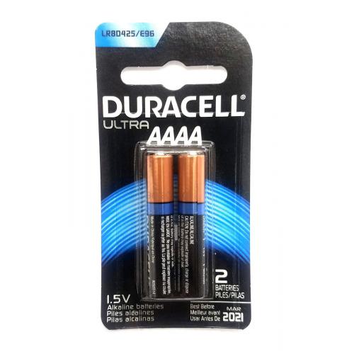 12 New Duracell Ultra AAAA 1.5V Alkaline Batteries MX2500-B2 (6 Two-Packs Cards)