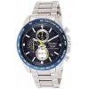 Seiko Men's 44mm Steel Hardlex Crystal Quartz Blue Dial Analog Watch SSB259P1
