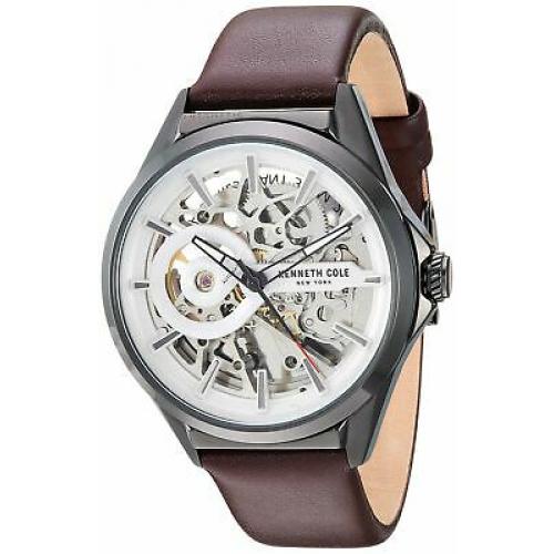 Kenneth Cole New York Men's Automatic Stainless Steel & Leather Watch KC50923004
