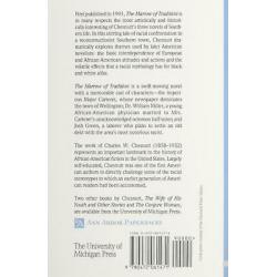 The Marrow of Tradition (Ann Arbor Paperbacks)