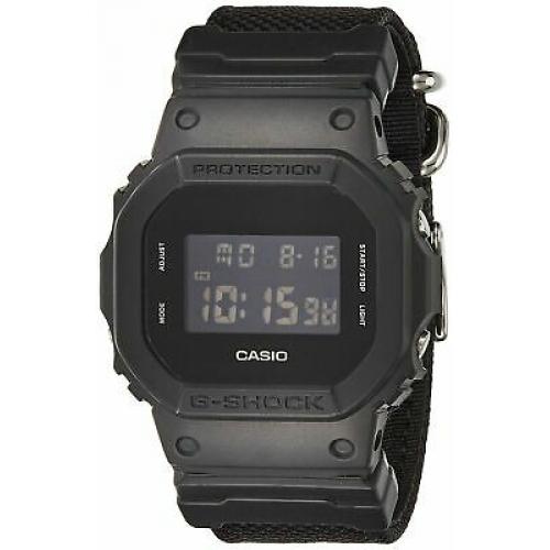 Casio DW-5600BBN-1 G-Shock Black Out Basic Digital Men's Watch (Nylon Band)