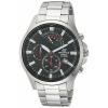 Casio Men's Edifice Chronograph Stainless Steel Quartz Watch EFV-530D-1AV