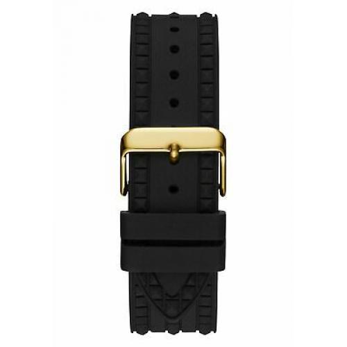 Guess Apollo Black Dial Silicone Strap Men's Watch W1115G1