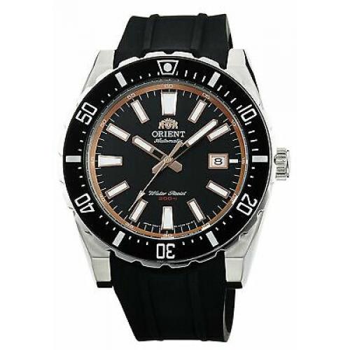 Orient Men's Nami Automatic Stainless Steel & Rubber Diving Watch FAC09003B
