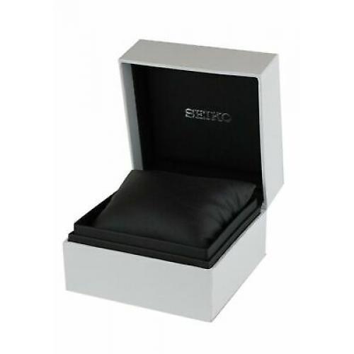 Seiko Men's 43.9mm Black Silicone & Steel Hardlex Crystal Quartz Watch SSB325P1