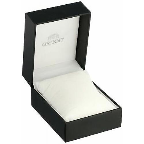 Orient Men's Sun and Moon V3 Stainless Steel & Leather Automatic Watch FAK00001Y