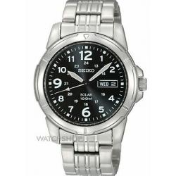 Seiko Men's SNE095P1 Solar Power Analog Quartz Stainless Steel Watch