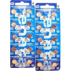 NEW 20 Renata 399 Watch Batteries SR927W FREE SHIP 0% MERCURY
