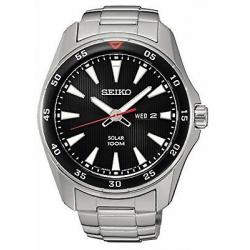 Seiko Solar SNE393P1 Men's Black Watch