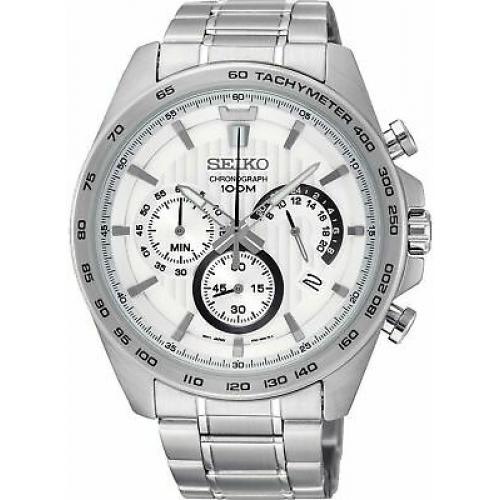 Seiko Chronograph SSB297P1 Mens Stainless Steel Watch