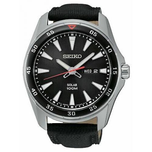 Seiko Solar SNE393P2 Men's watch Excellent readability