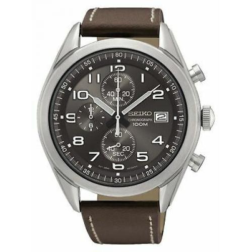 Seiko Chrono SSB275P1 Mens Chronograph Solid Case Watch
