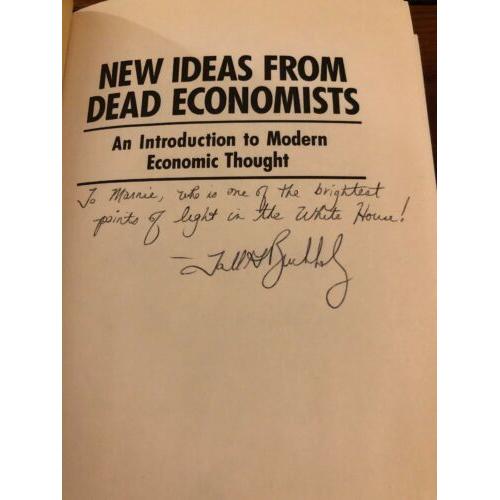 AUTOGRAPHED New Ideas from Dead Economists: Introduction Modern Economic Thought