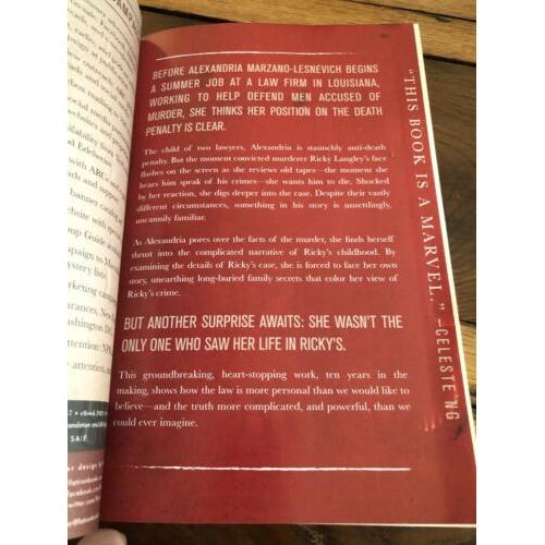 The Fact of a Body by Alexandra Marzano-Lesnevich Softcover ARC Advance Reading