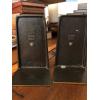 TWO VINTAGE BRONZE GREEN BRASS ENAMEL BOOKENDS MADE IN ISRAEL BY DAYAGI