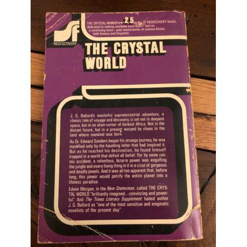The Crystal World Science Fiction Rediscovery Series Volume 25 1st Printing 1976