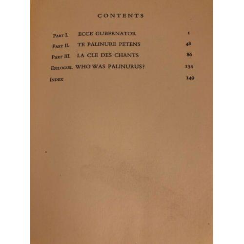 The Unquiet Grave: A Word Cycle  Palinurus/Discolored/ Acceptable Reading Copy